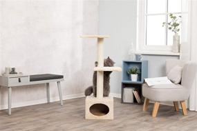 img 3 attached to 🐱 TRIXIE Badalona Cat Tree: Condo, Tower, Scratching Post, Furniture, Playground