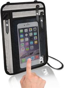 img 2 attached to Ultimate RFID Neck Wallet: Secure Passport Stash & Essential Travel Accessories