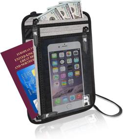 img 3 attached to Ultimate RFID Neck Wallet: Secure Passport Stash & Essential Travel Accessories