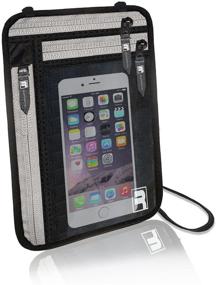 img 4 attached to Ultimate RFID Neck Wallet: Secure Passport Stash & Essential Travel Accessories