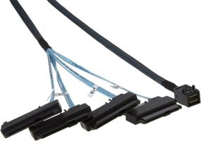 img 3 attached to 🔌 CableCreation 1M Internal Mini SAS SFF-8643 to (4) 29pin SFF-8482 Connectors with SAS 15pin Power Port: High-Quality Cable for Enhanced Data Transfer!