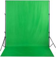 📷 ly-one 5x7ft green polyester backdrop: high density collapsible screen for video photography and television ap002 logo