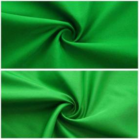 img 2 attached to 📷 LY-ONE 5x7ft Green Polyester Backdrop: High Density Collapsible Screen for Video Photography and Television AP002