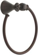 🧺 stylish and functional: delta 75946-rb delta vessona towel ring in venetian bronze logo