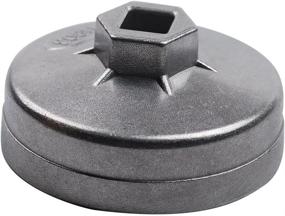 img 3 attached to 🔧 Eagles 74mm 14 Flutes Oil Filter Wrench Socket Cap Housing Removal Tool - Ideal for Mercedes, Porsche, VW, Audi