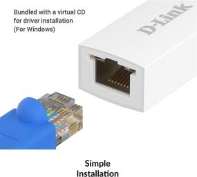 img 2 attached to D-Link USB C to Ethernet Adapter | Type C to 2.5 Gigabit Ethernet LAN Network Adapter | 2500 Mbps Wired Performance | Compatible with Windows Mac OS | DUB-E250 Dongle