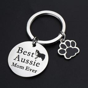img 3 attached to 🐾 Aussie-Inspired BLEOUK Australian Shepherd Keychain: Perfect Gift for Aussie Dog Mom Owners and Lovers