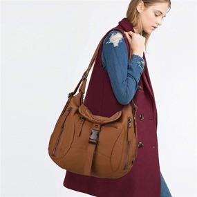 img 3 attached to 👜 Стильные сумки, кошельки и бумажники: сумки с плечевым ремнем, сумки-хобо для женщин.