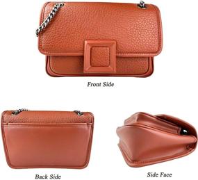 img 2 attached to 👜 Женская сумка через плечо, изготовленная из натуральной кожи YaShaer - маленькая сумочка и мешок - маленькие плечевые сумки