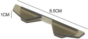 img 3 attached to 🚘 Idain 4PCS Rubber Car Door Protection Bumper Anti-Collision/ Crash Bar Strip - Brown