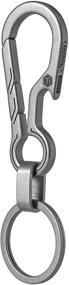 img 4 attached to 🔑 Titanium EDC Keychain Clip with Bottle Opener - KeyUnity KM01: Quick Release Carabiner Key Ring Holder for Men