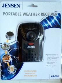 img 1 attached to Jensen Portable Weather Receiver MR 680