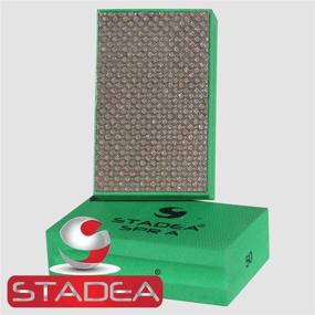 img 2 attached to 🔹 Stadea HPW109K Diamond Hand Polishing Pads Set - Perfect for Marble, Glass, Concrete, Stone, and Terazzo Polishing with 7 High-Performance Pads