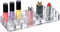 💄 organize and display your lipstick collection with the amazing abby charm - 24-slot acrylic lipstick organizer and cosmetic storage display logo