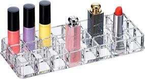 img 3 attached to 💄 Organize and Display Your Lipstick Collection with the Amazing Abby Charm - 24-Slot Acrylic Lipstick Organizer and Cosmetic Storage Display