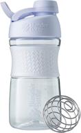 🥤 blenderbottle sportmixer twist cap tritan grip shaker bottle, 20-ounce - ultimate white shaker for mixing protein drinks logo