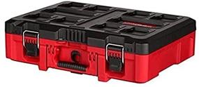 img 2 attached to 🧰 Ultimate Secure Storage Solution: Milwaukee 42-22-8450 PACKOUT Tool Case with Customizable Foam Insert