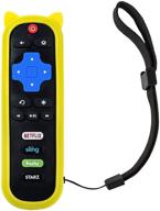 motiexic yellow remote control for tcl roku 4k tvs: compatible with 32s305, 32s325, 49s405, 49s403, 43s303, 55s403, 32s301, 50fs3800, 32s3750, 32s3800, 32s4610r, 32s3850a, 32s3700, 43fp110, 55s405, 55p605 logo