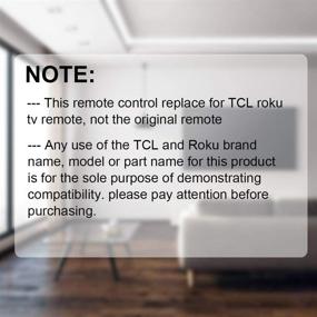 img 1 attached to Желтый пульт Motiexic для управления телевизорами TCL Roku 4K: совместим с моделями 32S305, 32s325, 49S405, 49S403, 43S303, 55S403, 32S301, 50FS3800, 32S3750, 32S3800, 32S4610R, 32S3850A, 32S3700, 43FP110, 55s405, 55p605.