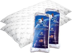 img 4 attached to 🛏️ King Size Classic Bed Pillow 2 Pack - Medium Support