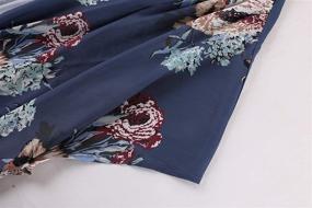 img 1 attached to Womens Floral Kimono Cardigans Sleeve Women's Clothing and Swimsuits & Cover Ups