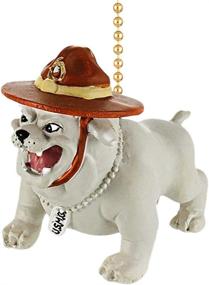 img 4 attached to 🐶 Marines Bulldog Military Mascot - Pull Chain Fan/Lamp, Decorative Figurine, Souvenir Gift, and Accessory for Military Enthusiasts