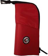 red case-it the cup zippered pencil case with grommet - plp-01-red logo