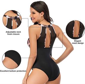 img 2 attached to Cromi Bathing Control Swimsuits Swimsuit Women's Clothing