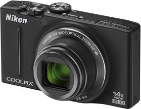 img 3 attached to 📷 Nikon COOLPIX S8200 16.1 MP CMOS Digital Camera | 14x Optical Zoom NIKKOR ED Glass Lens | Full HD 1080p Video (Black) | Discontinued by Manufacturer