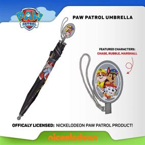 img 1 attached to ☂️ Непромокаемый зонт для маленьких мальчиков Nickelodeon Patrol – оставайся сухим с ним в стиле!