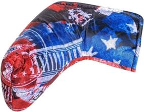 img 1 attached to 🏌️ Subtle Patriot Magnetic Blade Putter Headcover - Magnetic Closure, Water Resistant & UV Protected - Fits All Blade Putters