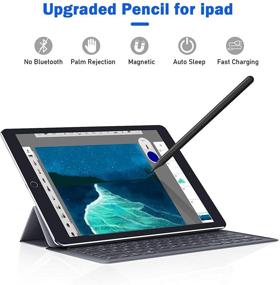 img 2 attached to 🖊️ Enhanced Stylus Pencil for iPad 9th Generation | Active Pen with Palm Rejection for Apple iPad 9th 8th 7th 6th Gen, iPad Pro 11 & 12.9 inches, iPad Air 4th 3rd Gen, iPad Mini 5th 6th Gen (2018-2021)