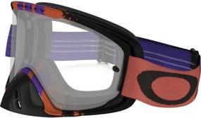 img 1 attached to Oakley O2 MX Goggles (Pinned Race Warm RED/Purple/Clear Lens)