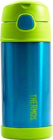 img 4 attached to Teal/Lime Thermos Funtainer 12 oz Bottle