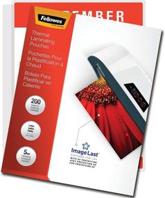 img 1 attached to 📦 Fellowes ImageLast Jam Free Thermal Laminating Pouches, 5 Mil, Letter Size, Pack of 200 (5245301)