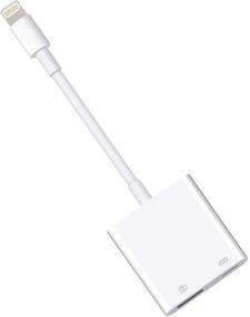 img 4 attached to 📱 Lightning to USB3 Camera Adapter with Charging Port, Lightning Female USB OTG Cable for iPhone and iPad: Connect Camera, Card Reader, USB Flash Drive, MIDI Keyboard (White)