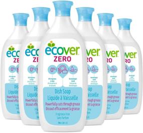 img 3 attached to 🍽️ Ecover Zero Dish Soap Fragrance Free: 6-Pack of 25 Ounce Bottles