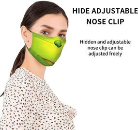 img 3 attached to 🎅 Christmas Face Masks Set: 5PCS Adjustable & Reusable Xmas Movies Gifts for Adults