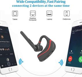 img 1 attached to Bluetooth HandsFree Ultralight Cancelling Compatible