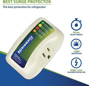 img 3 attached to 🔌 Refrigmatic WS-36300 Electronic Surge Protector for Refrigerator – Ideal for 27 cu. ft. or Similar (2 Pack)