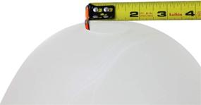 img 1 attached to 🔳 Alabaster White Glass Lamp Shade - Replacement for Floor Lamps - Glass Lamp Shade for Floor Lamp - Floor Lamp Shade - Light Fixture Replacement Shade - New Safe Ship Packaging (White Marble)