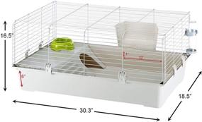 img 2 attached to Ferplast Cavie Guinea Pig and Rabbit Cage Kit, Complete with Accessories, 1-Year Warranty