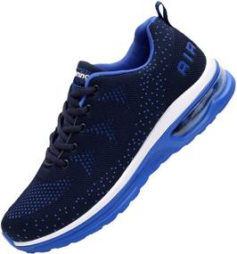 img 4 attached to 👟 JARLIF Men's Breathable Lightweight Athletic Running Shoes | Sport Air Fitness Gym Sneakers | Jogging Shoes (Size 6.5-12.5)