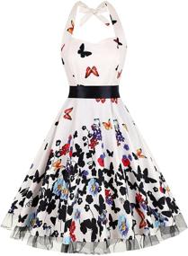 img 4 attached to 👗 Timeless Elegance: Stunning Vintage Rockabilly Cocktail Dresses for Women