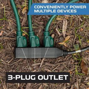 img 2 attached to 💡 Enhanced Black Extension Electrical Power Outlets: Efficient & Versatile Solutions