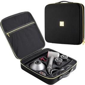img 4 attached to MLMD Lux Hair Dryer Case: Stylish, Precise Fit, & Extra Storage for Dyson Supersonic – Lightweight & Compact Travel Bag with Elegant Design