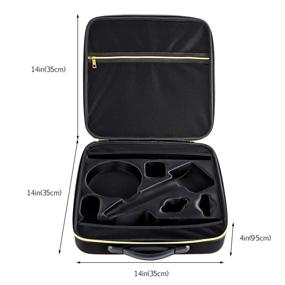 img 1 attached to MLMD Lux Hair Dryer Case: Stylish, Precise Fit, & Extra Storage for Dyson Supersonic – Lightweight & Compact Travel Bag with Elegant Design