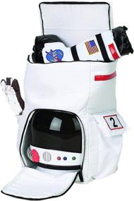 img 2 attached to 🚀 Aeromax Astronaut Backpack with White Patches: Explore Space in Style!