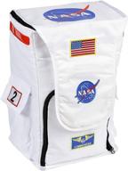 🚀 aeromax astronaut backpack with white patches: explore space in style! logo