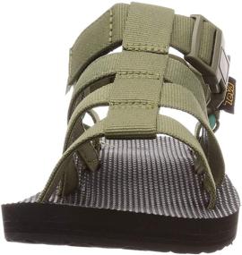 img 3 attached to 👡 Stylish and Comfortable Teva Women's Original Dorado Slide Sandal: Burnt Olive/Waterfall, Size for All-Day Comfort and Style